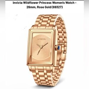NWT Invicta Wildflower Princess Women's Watch - 26mm, Rose Gold (69327)